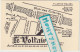 VP : Carte De Visite : Restaurant Le  Voltaire , Paris 7  Em - Visitenkarten