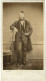 Photo CDV - Homme élégant Portant Moustache, Chaînette Au Gilet - Phot. Sée De L'Ecole Impériale à Paris - 1860/1880 - Oud (voor 1900)