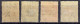 Straits 1922 MBE O/p SG250-2 & 254 Mint - Straits Settlements