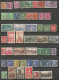 50 ANS De PHILATELIE 1900 1949 Plus De 400 Timbres 8 SCANS Variétés - Sonstige & Ohne Zuordnung