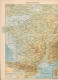 2 Vues 1908 Carte Géographique France Géologique Géologie Classification Des Terrains - Altri & Non Classificati