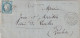 LETTRE. 25 MAI 1873. N° 60. TOURNON S RHONE. ARDECHE. GC 3992. BOITE RURALE I = TUILLERIE. POUR CAVAILLON - 1849-1876: Période Classique