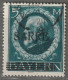 SARRE - N°30 Obl (1920) 5m Bleu - Signé - Gebruikt