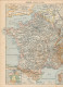 Carte Géographique1908France Voies Navigables (Batellerie) Briare Moret Castets Midouze Coutras Montignac Chemins De Fer - Sonstige & Ohne Zuordnung