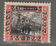 SARRE - N°76a ** (1921) 40c Sur 1m Rouge Et Noir - Surcharge Renversée - Signé Champion - - Ungebraucht