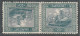 SARRE - N°55b * (1921) 20p Vert Et Vert-bleu  - Tête-bêche - - Neufs