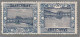 SARRE - N°61a * (1921) 80p Outremer  - Tête-bêche - - Unused Stamps