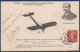 CPA Aviation Signature Autographe De Bouchez Circulé Aerodrome De Châteaufort Signée également Au Dos - Aviatori E Astronauti