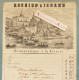 ● ROUBION & ISNARD Restaurateurs La Réserve Très Rare Facture Illustrée XIXè Marseille Lith Maineron - Restaurant Pharo - 1800 – 1899