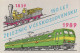 Steam Trains, Czecho-Slovakia,1989, 90 X 60 Mm - Tamaño Pequeño : 1981-90