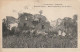 AA+ -(02) JUILLET 1918 - MONNES - MAISONS BOMBARDEES , ROUTE DE LESSART - ANIMATION - ENFANTS - Other & Unclassified
