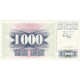 Bosnie-Herzégovine, 1000 Dinara, 1992, 1992-07-01, KM:15a, NEUF - Bosnia And Herzegovina