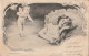 AA+ 11- " LA JEUNE FILLE " - JEUNE FILLE REVANT , CHERUBIN AVEC ARC ET FLECHE  - ARABESQUES ART NOUVEAU - ILLUSTRATEUR - 1900-1949
