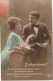 Delcampe - AA+ 12- " ENCHANTEMENT " -  COUPLE , SENTIMENTS , POEME - LOT DE 5 CARTES COLORISEES - Koppels