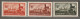 SARRE - N°162/4 ** (1933)  Au Profit Des Victimes De L'explosion De Neunkirchen - Unused Stamps