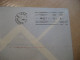 LISBOA 1965 To New York USA CUF Companhia Uniao Fabril Meter Mail Cancel Slight Faults Cover PORTUGAL - Storia Postale