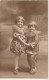 AA+ 35- PIERROT ET COLOMBINE - COUPLE D'ENFANTS AVEC DEGUISEMENTS - CARTE PHOTO - Portretten