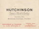 AA+ 36 - HUTCHINSON - COMPAGNIE NATIONALE DU CAOUTCHOUC ( PARIS ) - CARTE DE VISITE SUCCURSALE DE TOULOUSE - Visitenkarten