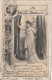 AA+ 49- BERTHYL - ARTISTE FEMME - CARTE ARABESQUES STYLE ART NOUVEAU - REUTLINGER , PARIS - CORRESPONDANCE 1901 - Entertainers