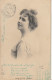 AA+ 49- PAULETTE DARTY  - ARTISTE FEMME - REUTLINGER , PARIS - CORRESPONDANCE 1902 - Entertainers