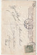 AA+ 68- " SOUVENIR " - BOUQUET DE MUGUET - CARTE GAUFREE - CORRESPONDANCE  ST ETIENNE (42) 1907 - Easter