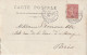 AA+ 76-(60) LOT DE 2 CARTES PHOTOS CHATEAU DE CHANTILLY , COCHER ET CALECHE - CORRESPONDANCE 1904 - Chantilly