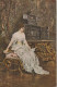 AA+ 97- JEUNE FEMME AVEC PARTITION - TABLEAU DE JOSZI ARPAD KOPPAY ( 1892 ) - Pintura & Cuadros
