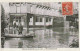 AA+ 100-(75) PARIS INONDE ( JANVIER 1910 ) - PLACE MAUBERT -  PASSEUR EN BARQUE - COMPTOIR NATIONAL D'ESCOMPTE - Überschwemmung 1910