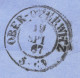 Delcampe - Hamburg Brief Mit Mi.-Nr.18a Als EF. Orig. Gelaufen Hamburg 18/9 1867 Nach Eybau über Ober Oderwitz, Feinst - Briefe U. Dokumente