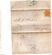 1877 LETTERA  CON ANNULLO A PUNTI  NUMERALE CON TESTO - Storia Postale