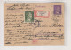 SLOVENIA  GERMANY  WW II 1942 LICHTENWALD SEVNICA Registered Censored Postal Stationery To Ljubljana Italy - Slovenië