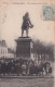 AA+ 122-(94) CHOISY LE ROI  - PLACE ROUGET DE L'ISLE ET STATUE - ANIMATION - GROUPE D'ENFANTS - Choisy Le Roi