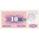 Bosnie-Herzégovine, 10,000 Dinara, 1992, 1992-07-01, KM:53a, NEUF - Bosnie-Herzegovine