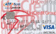 KAZAKISTAN  BANK CARD UNICREDIT - ATF Bank VISA ELECTRON - Tarjetas De Crédito (caducidad Min 10 Años)