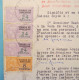 ● 4 Timbres Dimensions 24F N°113 Sur Document + N° 112 - Cote 112€ - 1936 - Neufchâteau (Vosges) - Duphand - Covers & Documents