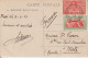 CARTE DE NOSSI BE OBLITERATION  REUNION A MARSEILLE 1933 DEUX SCANS - Briefe U. Dokumente