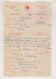 SLOVENIA  ITALY WW II 1942 LJUBLJANA Nice Censored Red Cross Postcard  To SERBIA GERMANY - Slowenien