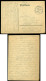Deutsches Reich 4 Poststücke Feldpost 1914-1917 Ersten Weltkrieg - Cartas & Documentos