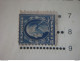 UNITED STATE EE.UU ÉTATS-UNIS US USA 1914 5c Washington Deep Blue PERF. 9 Watermarked 191 - Gebraucht