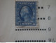 UNITED STATE EE.UU ÉTATS-UNIS US USA 1914 5c Washington Deep Blue PERF. 9 Watermarked 191 - Gebruikt
