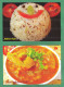 INDIA 2023 Inde Indien - INDIAN CUISINES Picture Post Card - Jeera Rice & Lauki Chana Daal - Postcards, Food, Postcard - Recettes (cuisine)