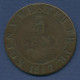 Westfalen Königreich 5 Centimes 1812 C, Hieronymus Napoleon, J 32, Ss (m2393) - Petites Monnaies & Autres Subdivisions