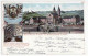 39047006 - Cham, Lithographie Mit Mariahilfkirche U. Kloster Der Redemptoristen Gelaufen Von 1905. Leichter Bug Oben Li - Otros & Sin Clasificación