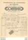 MONTCEAU LES MINES 1899 A. MEUNIER ENTREPRISE DE CHARPENTE BOIS DE CONSTRUCTION - 1800 – 1899