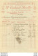 BOIS DU VERNE 1898 TRAHAND ROUILLER MATERIAUX DE CONSTRUCTION - 1800 – 1899