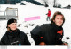 EMMANUEL PHILIBERT DE SAVOIE ET NATACHA ANDRESS A GSTAAD SUISSE 01/1998  PHOTO DE PRESSE AGENCE  ANGELI 27 X 18 CM - Famous People