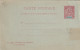 Dahomey Et Dependances Colonies Francaise Postes 10 C. Carte - Lettre Réponse - Cartas & Documentos