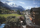 11880100 Wengen BE Dorfstrassenpartie Mit Jungfrau Grosshorn Breithorn Wengen - Sonstige & Ohne Zuordnung