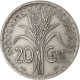 Indochine Française, 20 Centimes, 1939, Paris, Magnétique, Nickel, SUP - Altri & Non Classificati