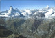 11878293 Zermatt VS Fliegeraufnahme Matterhorn Mont-Blanc Dt. Blanche  - Otros & Sin Clasificación